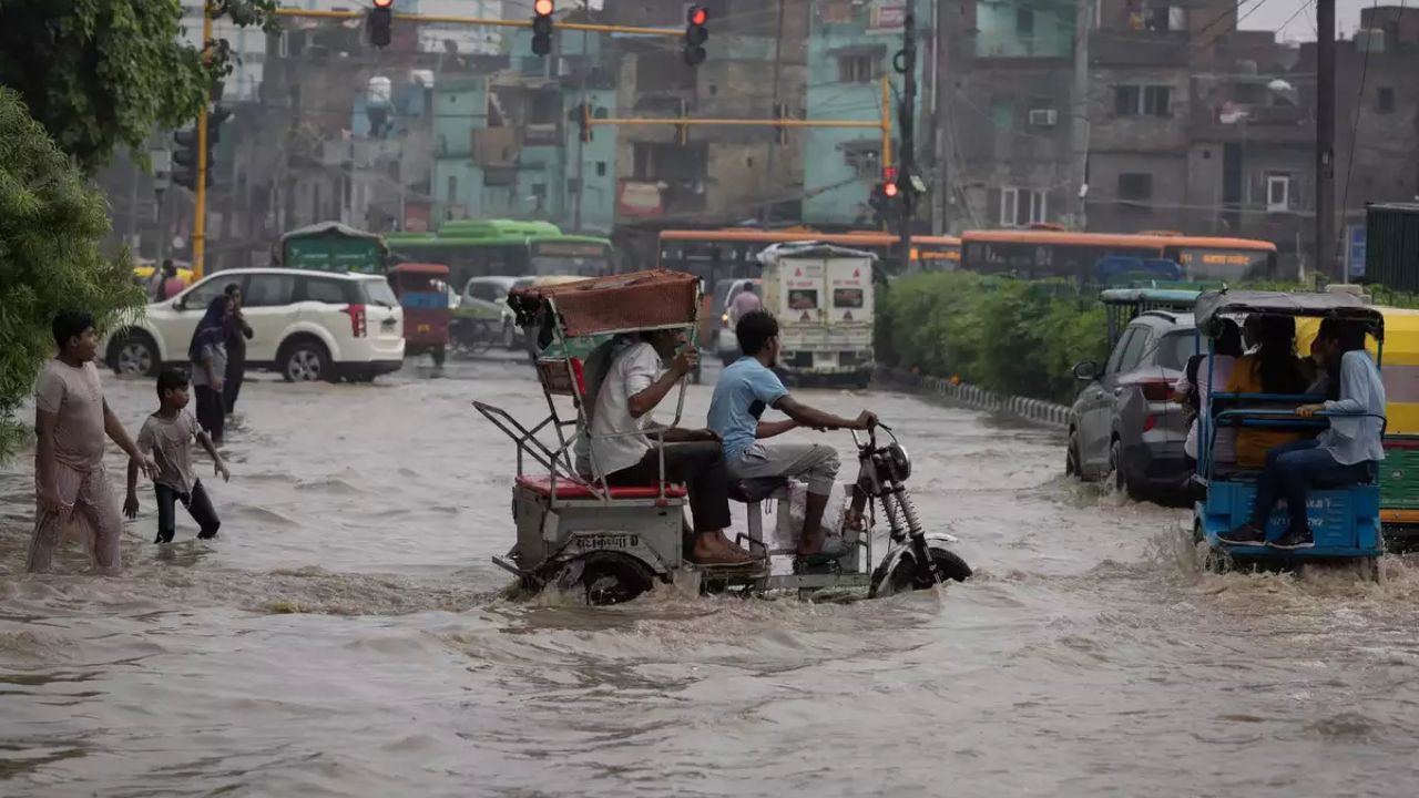 Severe Weather Alert: Heavy Rains Cause Flooding Across Andhra Pradesh Districts